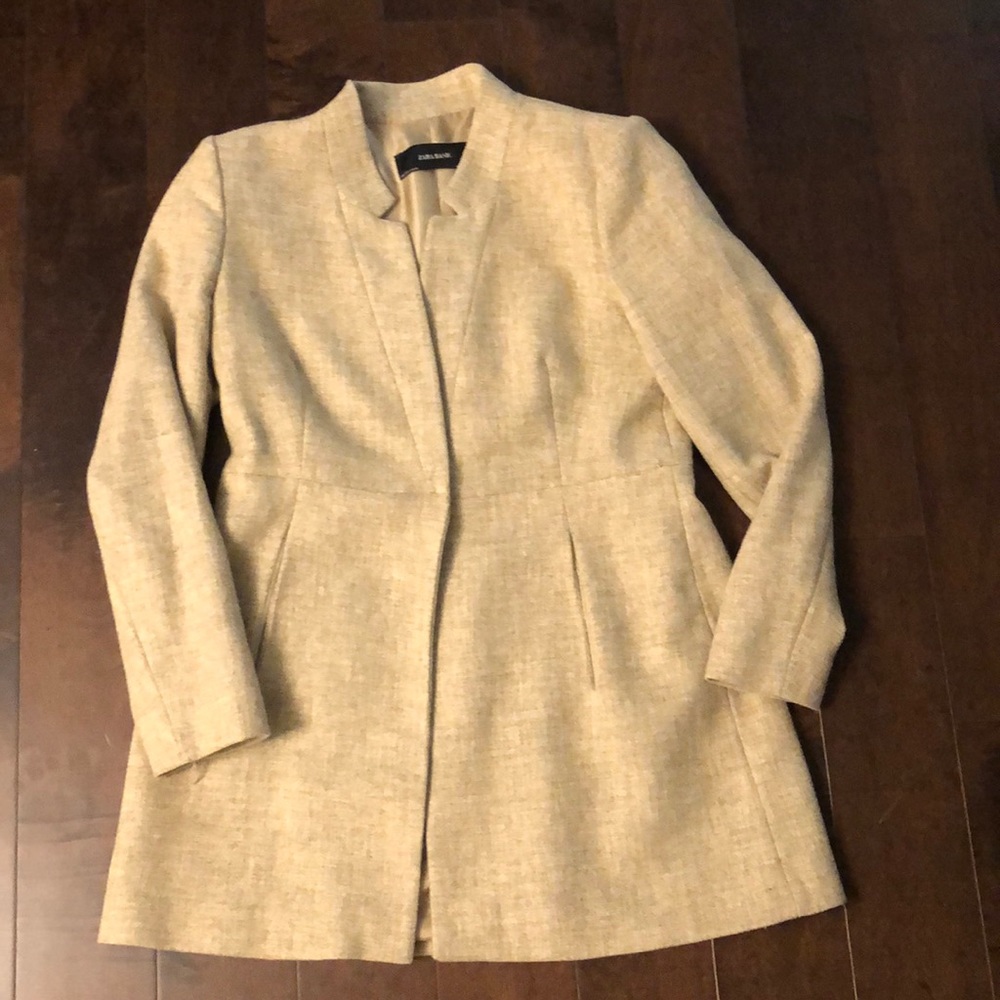 Zara blazer, sand, large